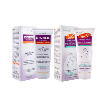 Body Love Bundle- Rinkol and 3 to 9 Wrinkles and Stretch Marks Removing Firming Lotions